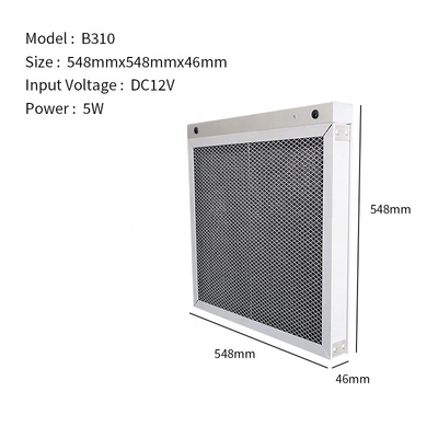 150mA-170mA 12V 신선 공기의 전자 필터 시스템 AIR B310 전류